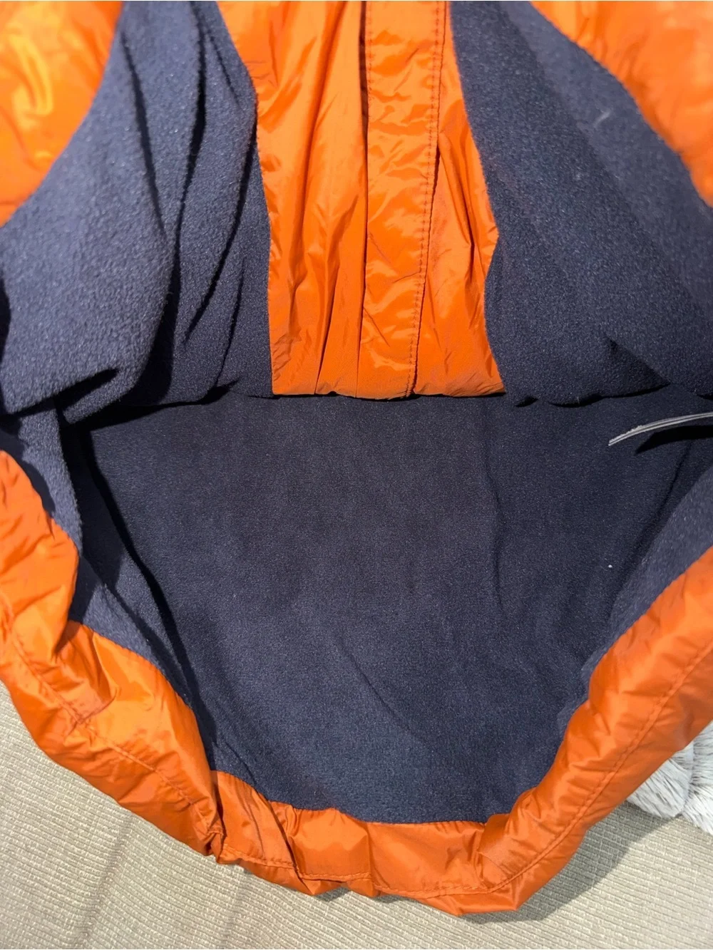 Old Navy Orange Quilted Puffer Vest